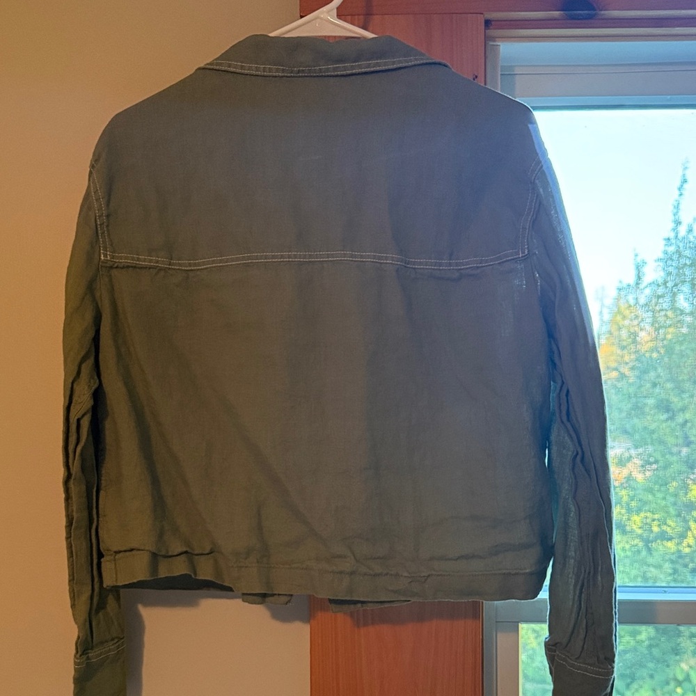 Rachel Zoe Olive Utility Jacket - Picture 2 of 2